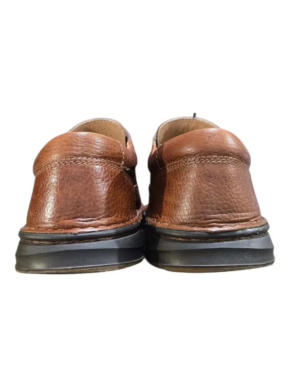 Birkenstock Memphis Brown Leather Lace-Up Oxford Shoes Men's Size 10